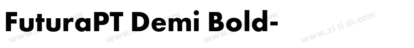 FuturaPT Demi Bold字体转换
